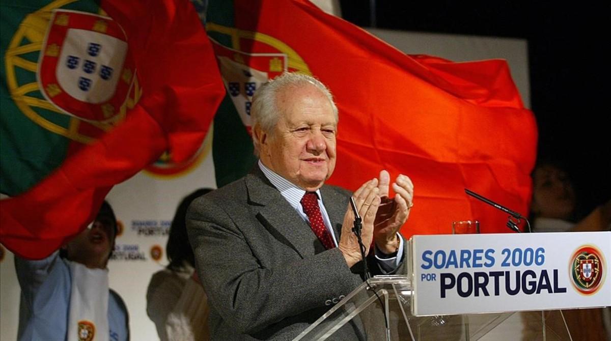 Soares, en campaña, en el 2006. 