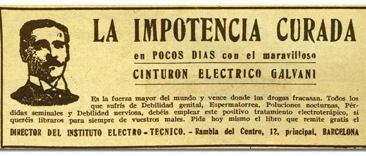 EL CINTURÓN ELÉCTRICO QUE CURA LA IMPOTENCIA