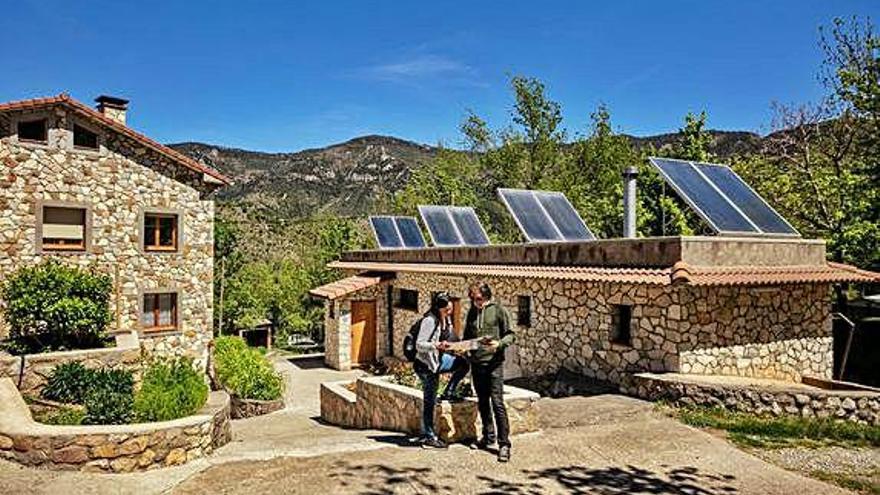 Plaques solars al càmping El Berguedà de Guardiola