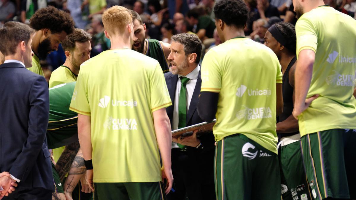 Foto del partido entre Unicaja-Río Breogán, disputado este 23 de mayo de 2026 en el Palacio de Deportes José María Martín Carpena