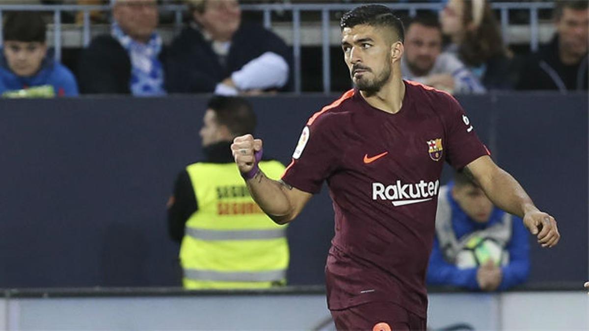 LALIGA: Málaga - FC Barcelona (0-2): Suárez se estrena ante el Málaga