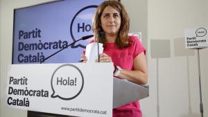 Marta Pascal, coordinadora general del Partit Demòcrata Català. 