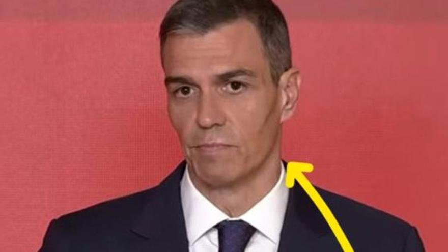 La puesta en escena más comentada de Pedro Sánchez: Countouring para parecer más demacrado