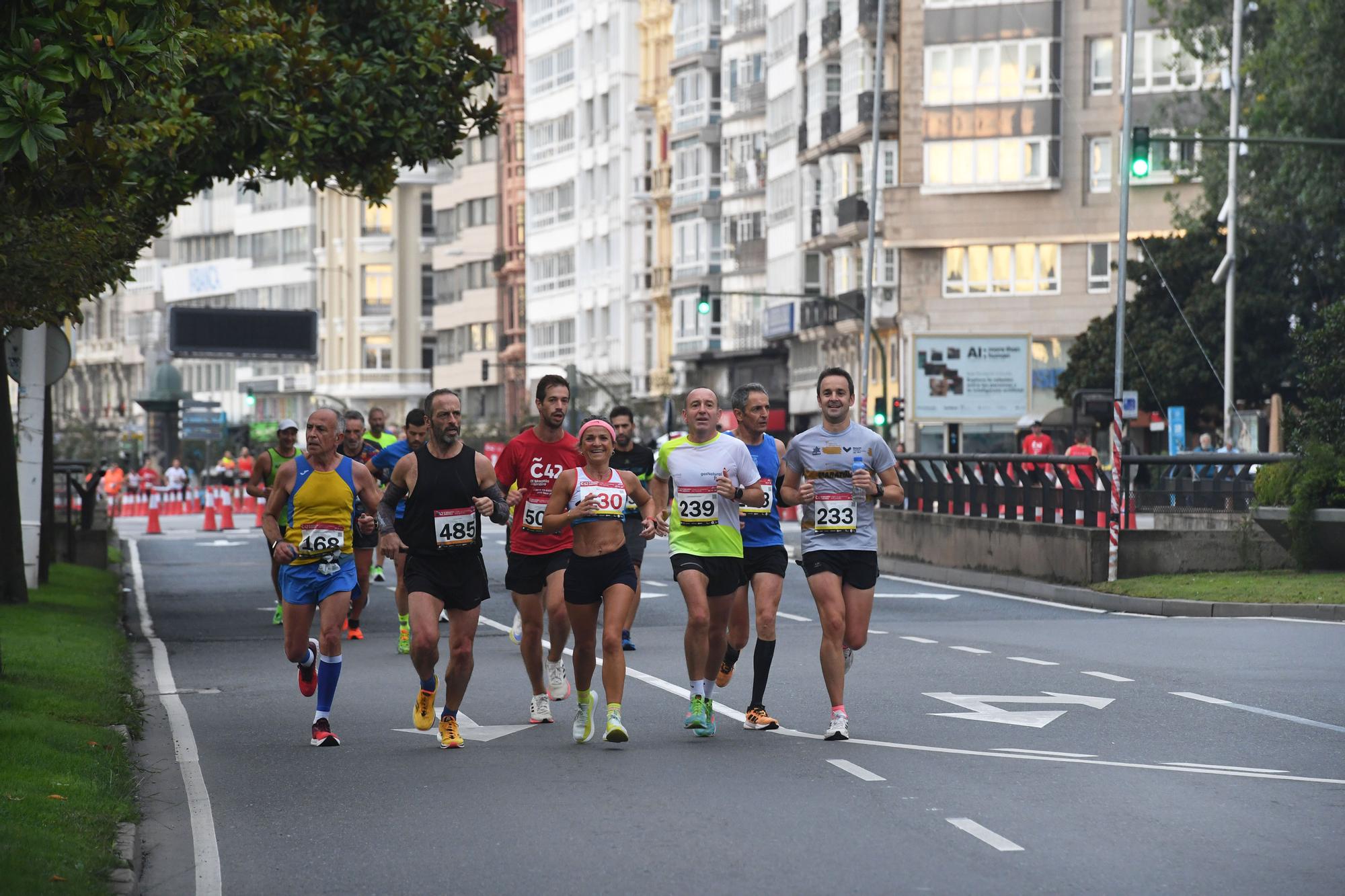 Las imágenes del Maratón de A Coruña