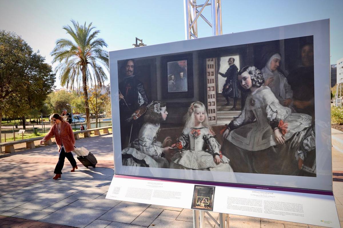 Fotografía de Las Meninas, de Velázquez, en Córdoba.