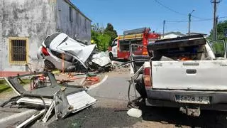 Un muerto y dos heridos, uno de ellos grave, tras una colisión lateral en Oza Cesuras