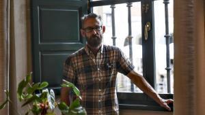 El escritor Chuck Palahniuk en Avilés.