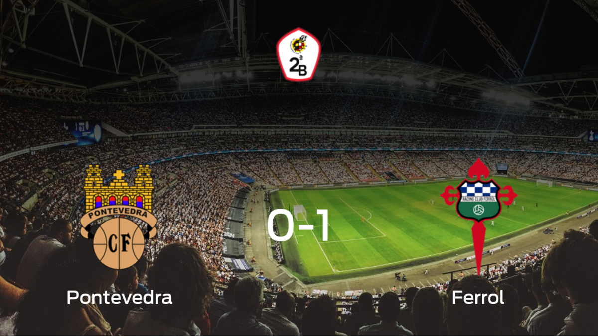 0-1: El Racing Ferrol se impone en el estadio del Pontevedra