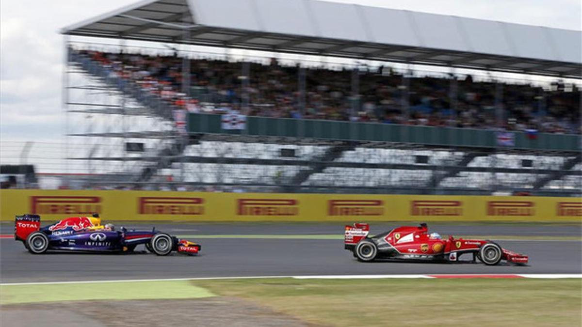 Fernando Alonso y Sebastian Vettel