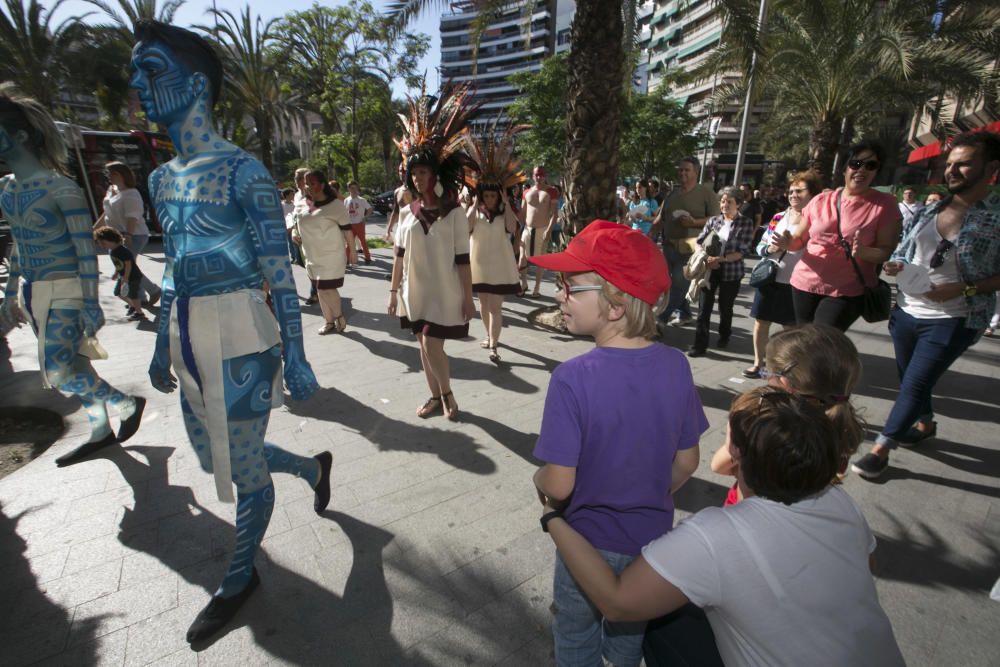 Los mayas llenan Alicante de danzas y rituales