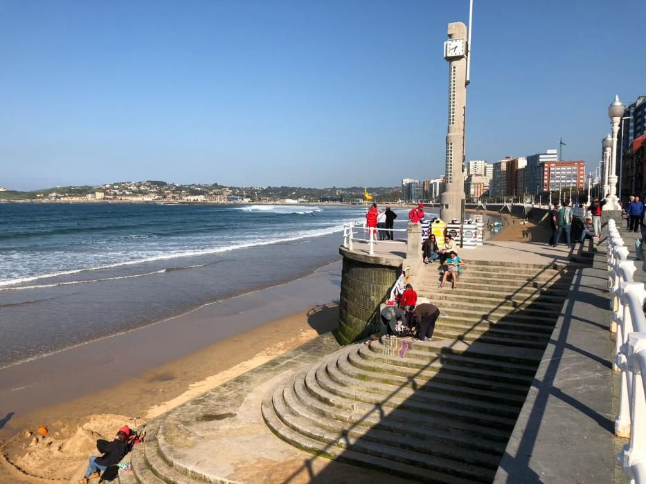 Asturias disfruta bajo el sol de la vuelta de la primavera