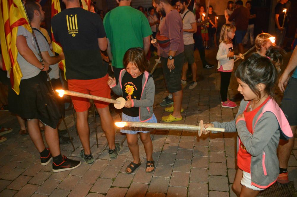 Marxa de torxes a Berga