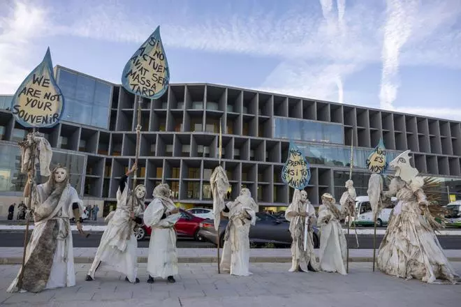 Protestan contra la "turistificación" de la feria Art Cologne Palma