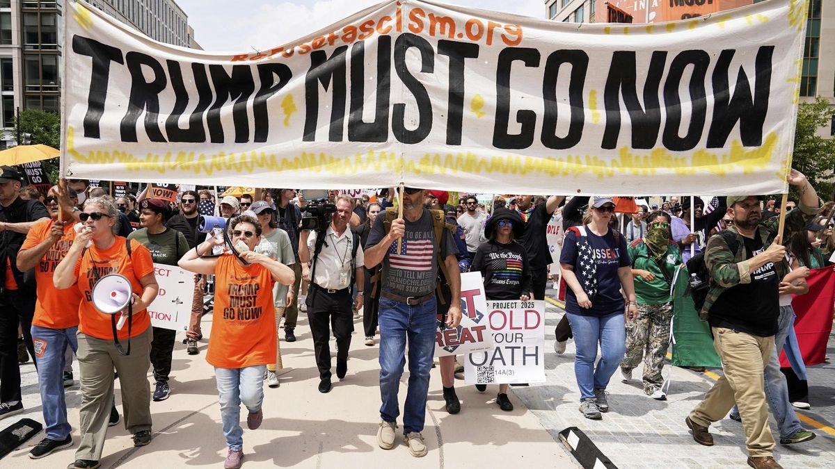 Protestas contra Trump en Washington