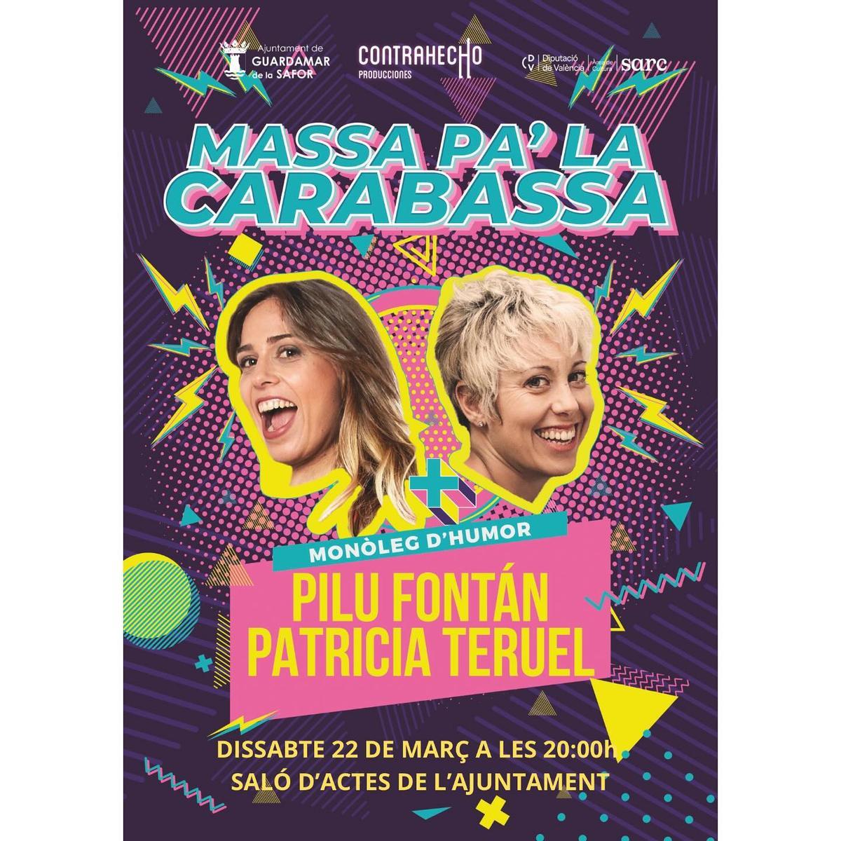 Guardamar de la Safor apuesta por un monólogo de humor