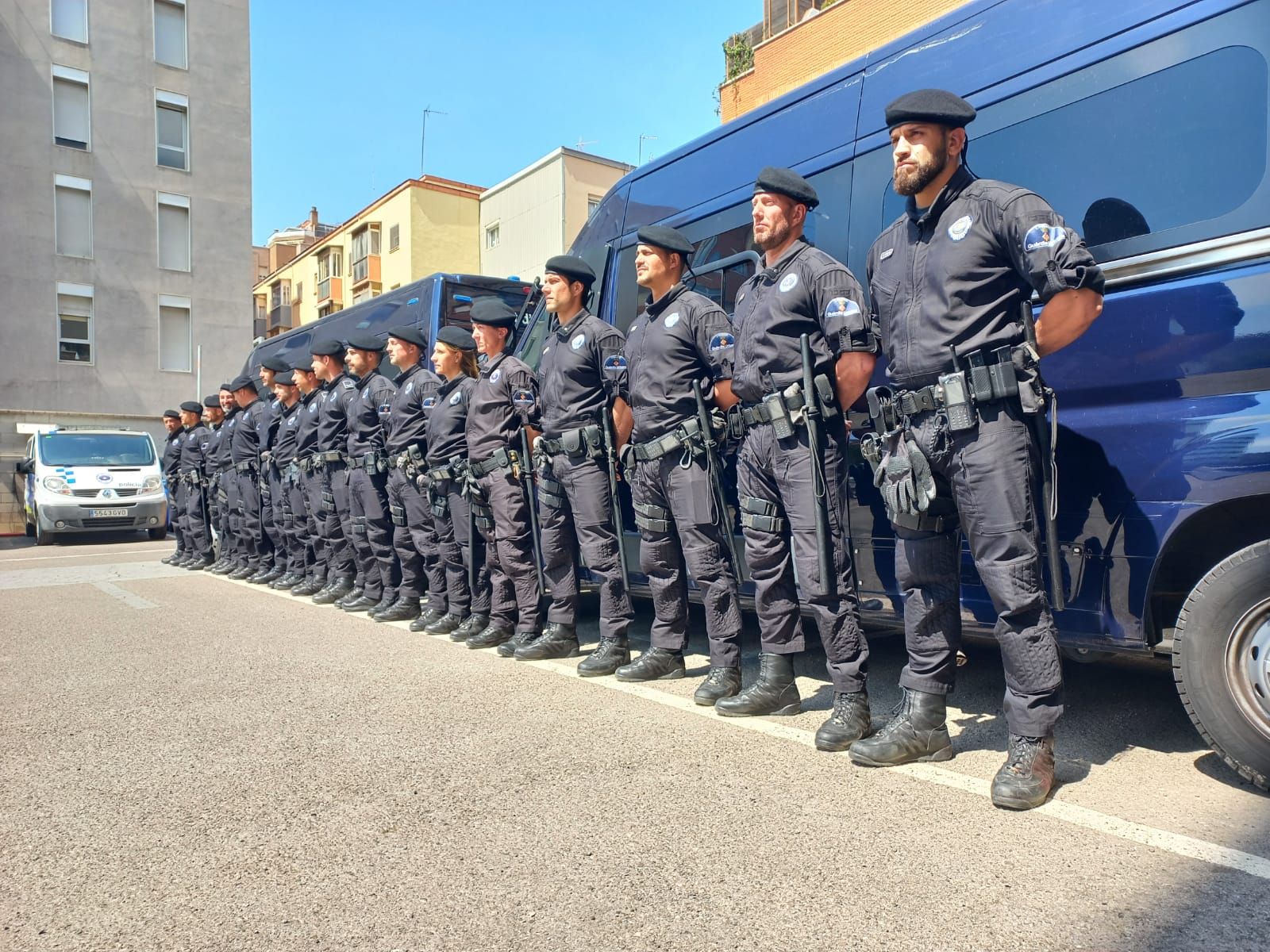 La nueva unidad especial de la Guardia Urbana de L'Hospitalet de Llobregat.