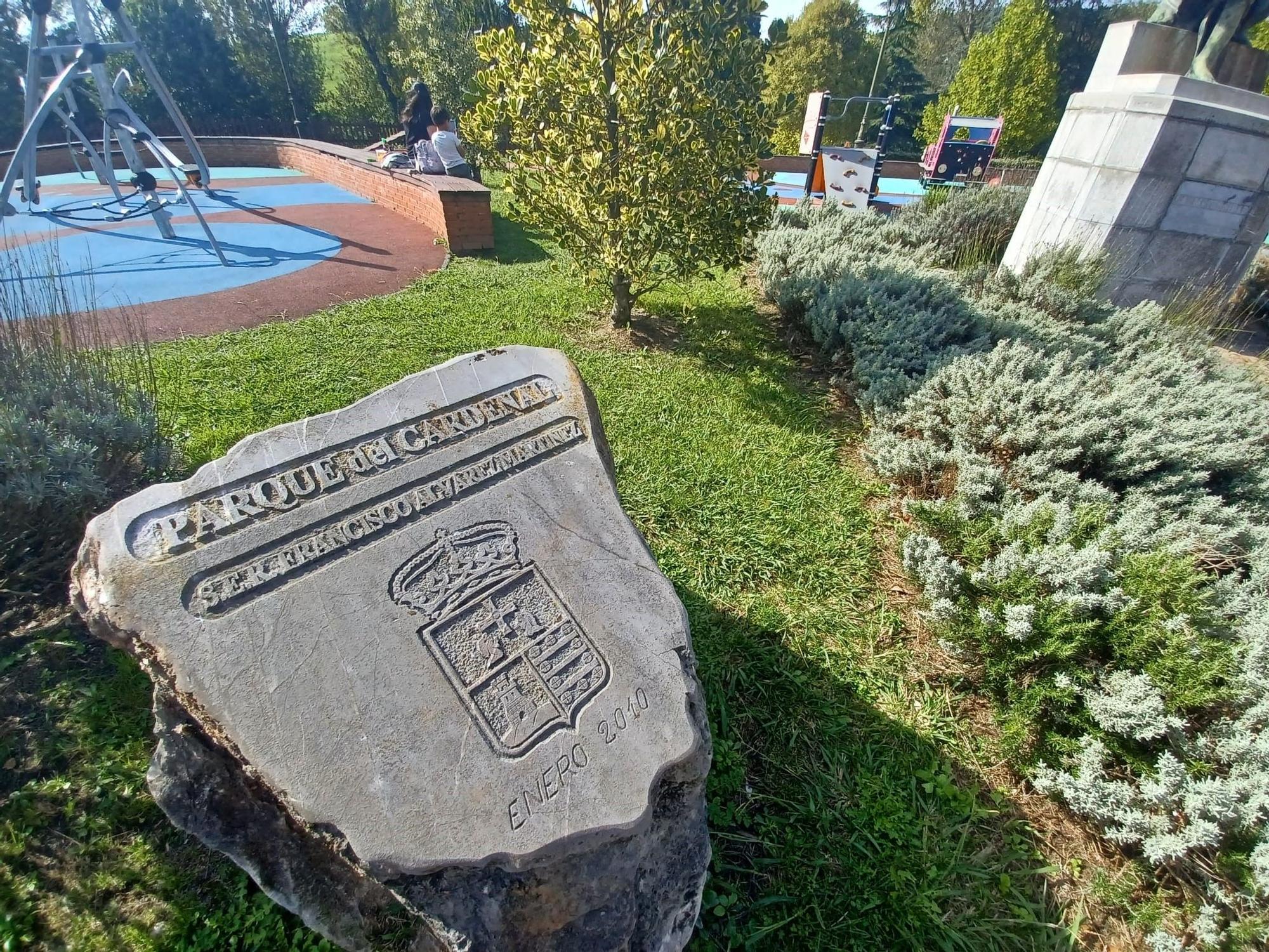 El Parque del Cardenal: así es el gran espacio de Llanera que tiene casi de todo y se dedica a un ilustre religioso de Ferroñes