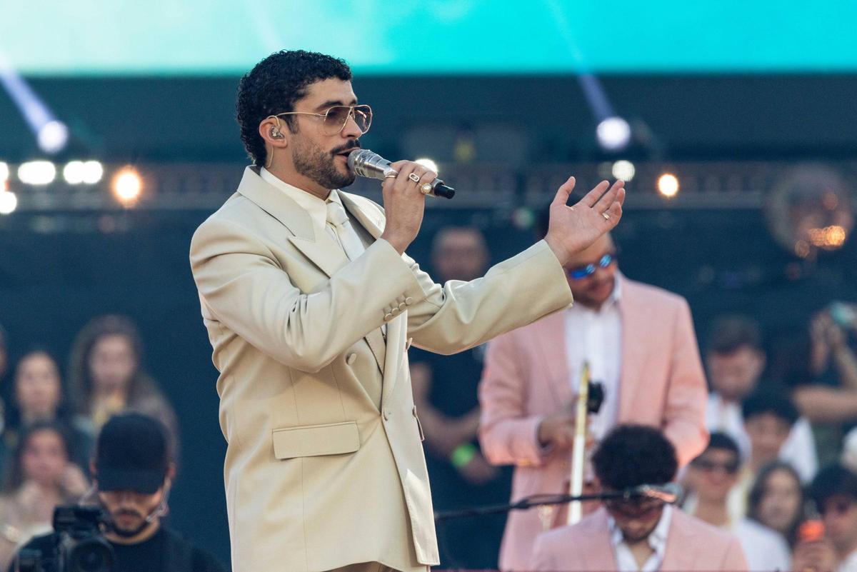 Primer concierto de Bad Bunny en el estadio Lluis Companys de Barcelona