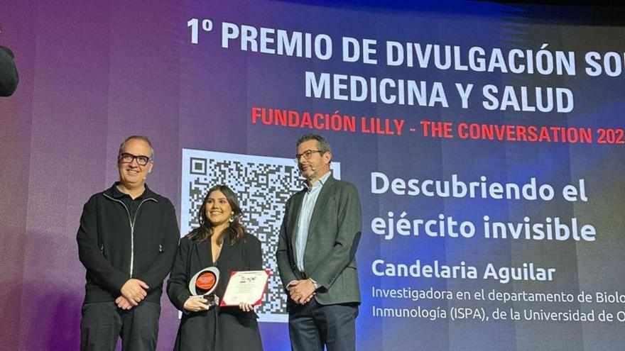 Premio para el compromiso de Candelaria Aguilar con la ciencia y la divulgación
