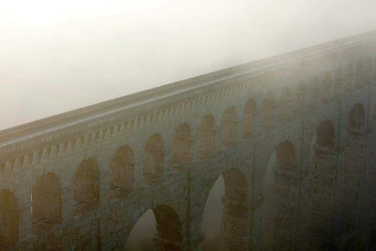 El acueducto de Roquefavour en Aix en Provence es del siglo XIX.