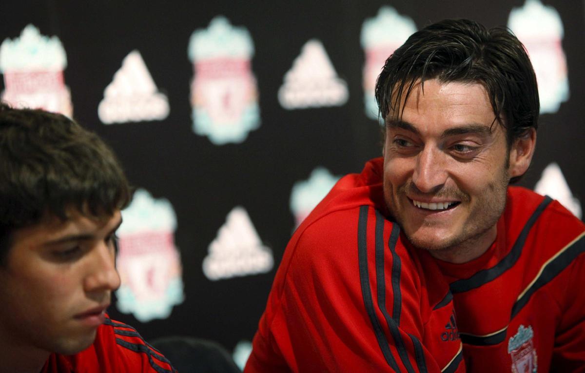 Albert Riera beim FC Liverpool.
