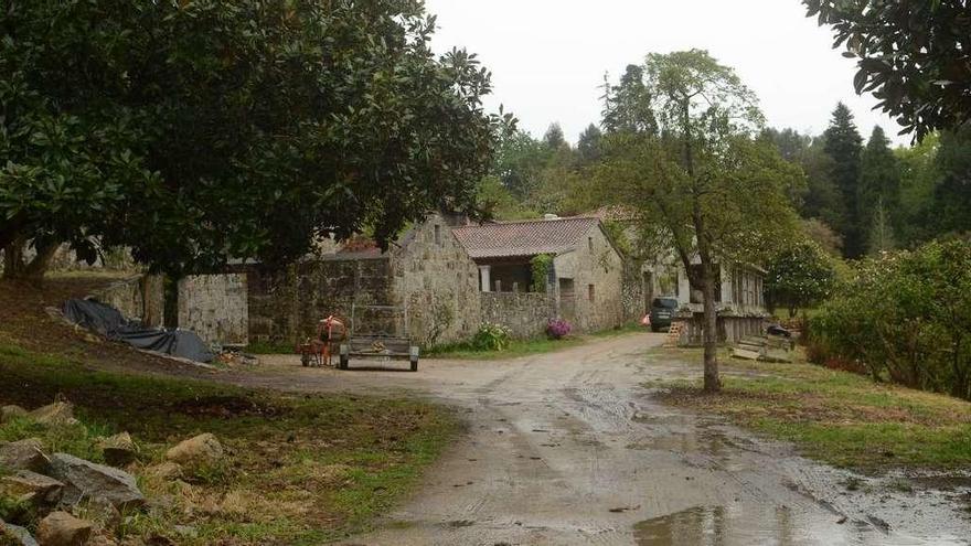 Exterior de la propiedad, con la zona afectada en primer término. // Noé Parga