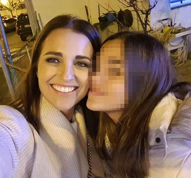 Paula Echevarría y su hija Daniela en la cabalgata de los Reyes Magos.