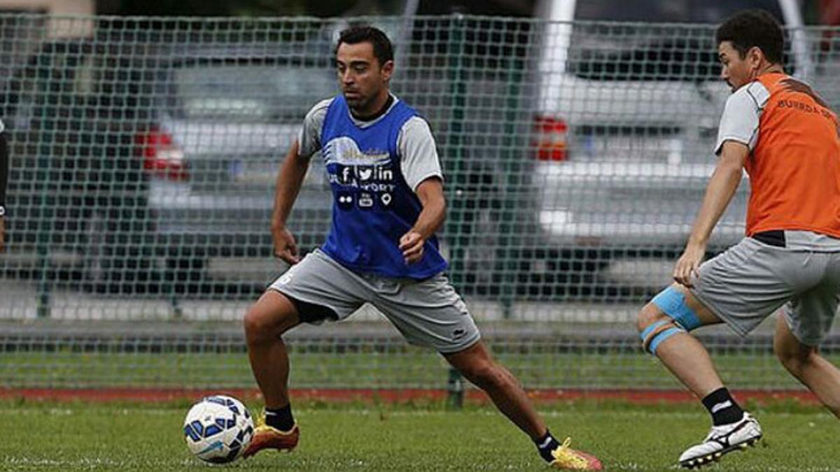 Xavi sigue trabajando en Austria