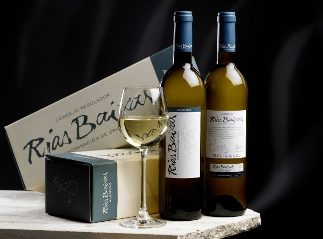 Una de las imágenes promocionales de los vinos de Rías Baixas.