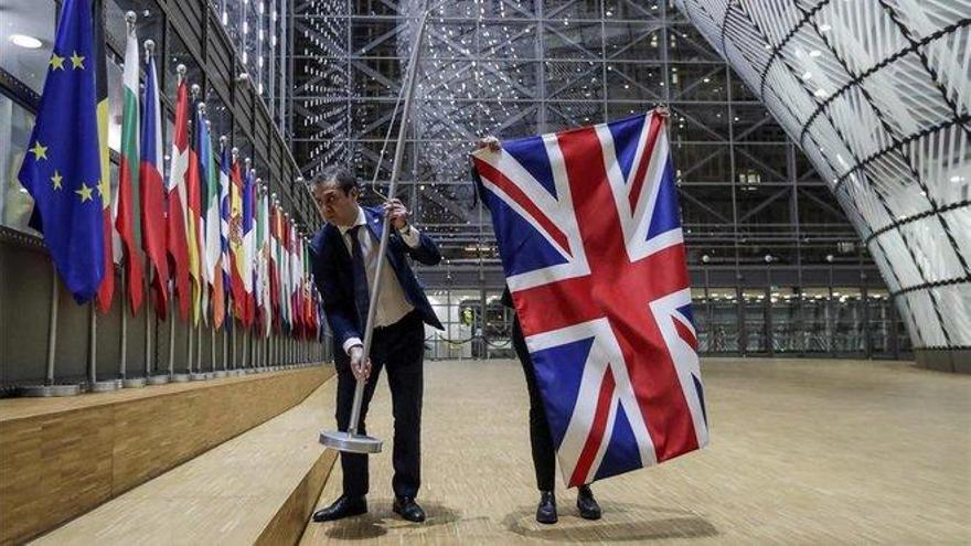 La Unión Europea arría la bandera del Reino Unido