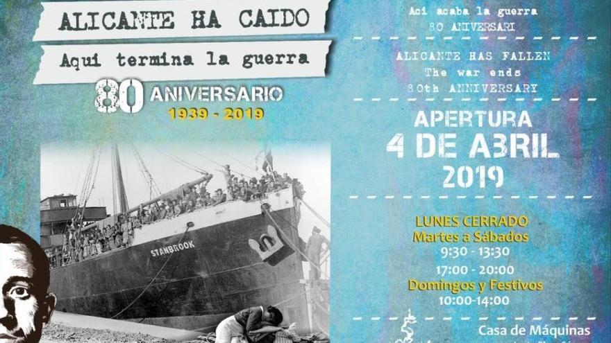 Abre la exposición sobre la Guerra Civil &quot;Alicante ha caído. Aquí termina la guerra&quot;