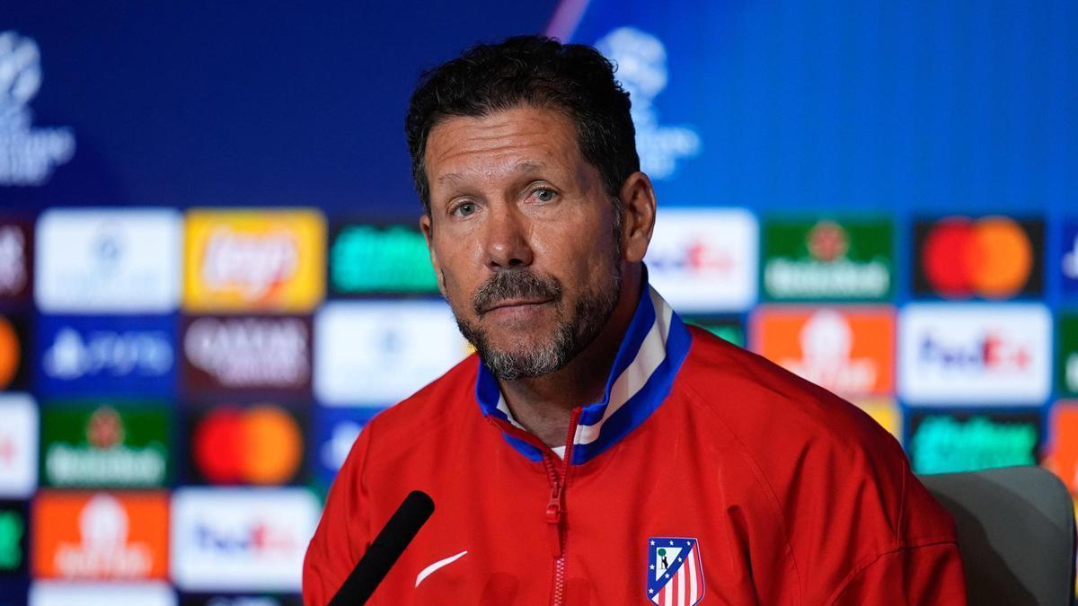 Diego Pablo Simeone, entrenador del Atlético de Madrid