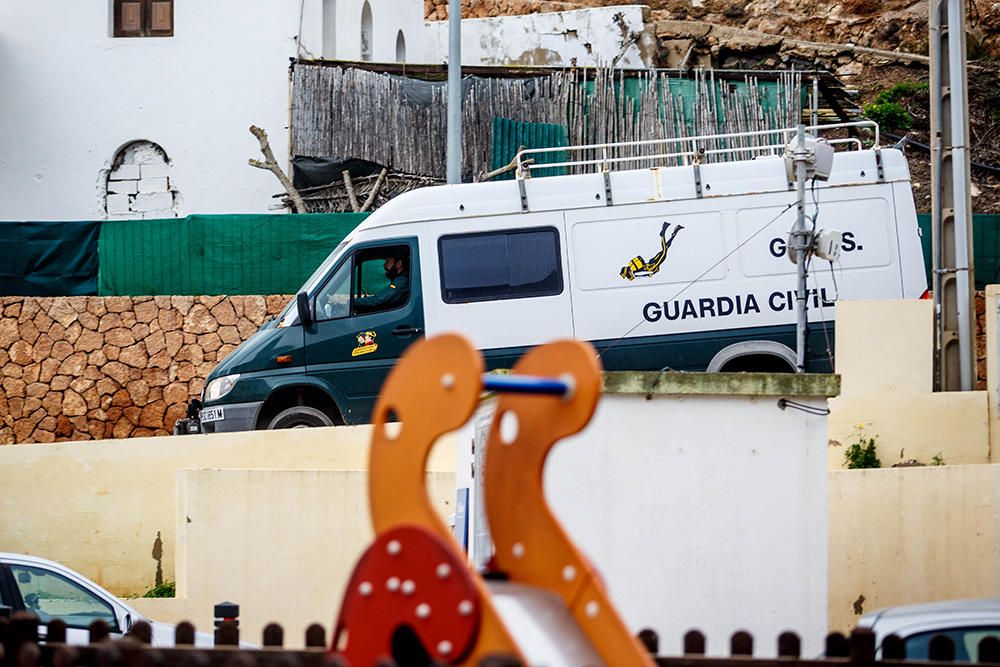 Dispositivo de búsqueda en la Cala Sant Vicent