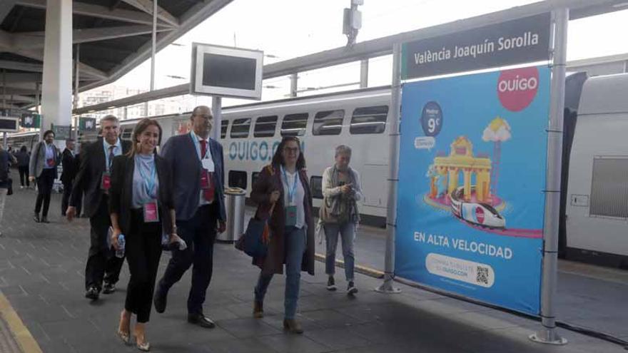 Presentación en València del tren de alta velocidad Ouigo