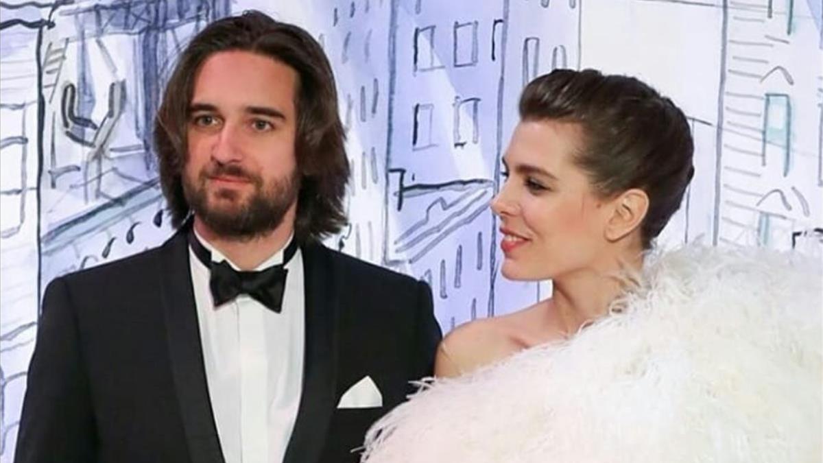 La princesa de Mónaco Carlota Casiraghi y Dimitri Rassam.