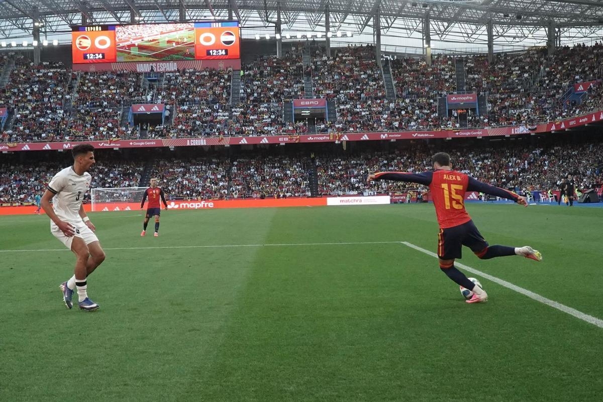 1-1 | España se conforma con un empate plomizo ante Irak en Riazor