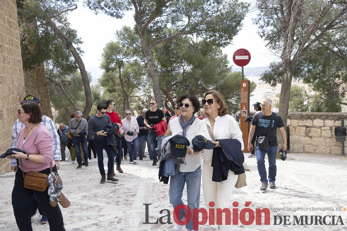 La vicaría de Cartagena, la UCAM, junto a asociaciones y peregrinos de toda España se ponen a los pies de la Vera Cruz