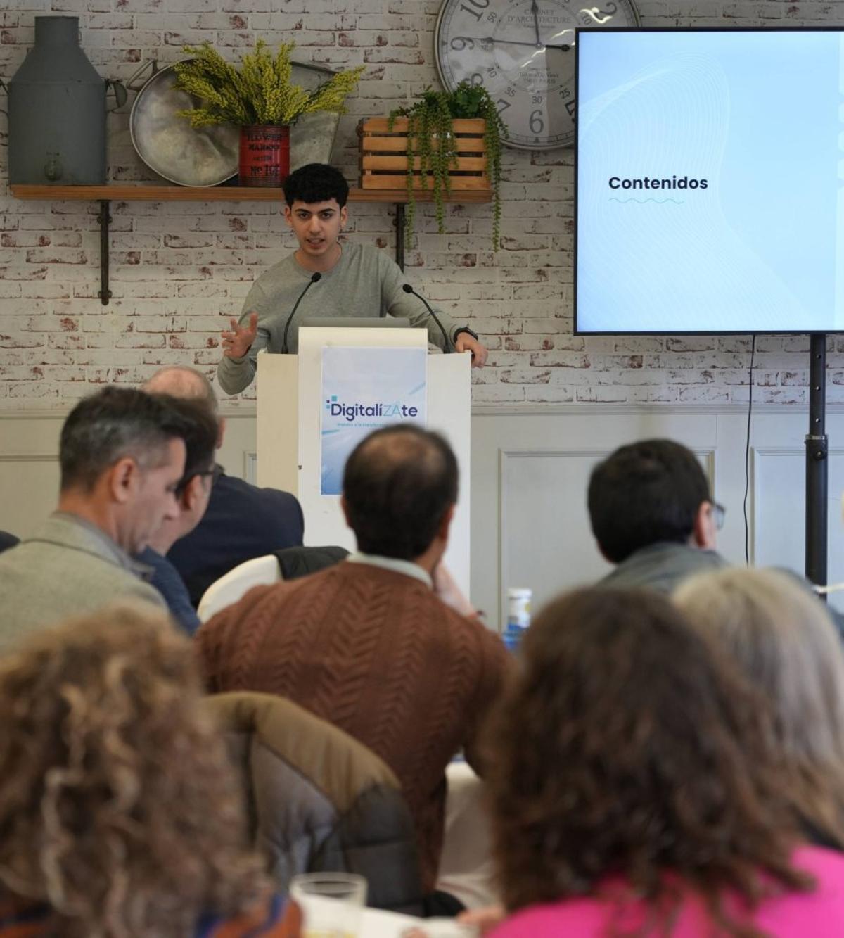 David Muñoz, CEO de Codexia, durante su intervención. | JOSE LUIS FERNÁNDEZ