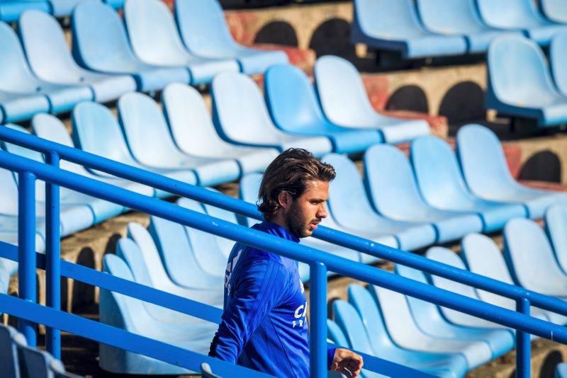 Sesión de entrenamiento del Real Zaragoza