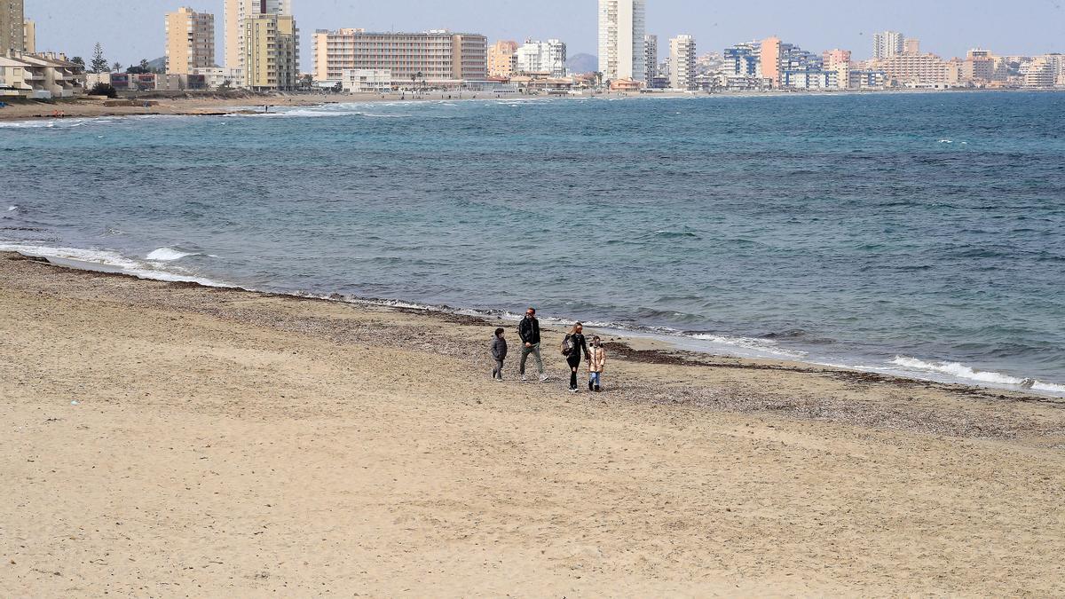 Playa de Cabo de Palos, hace unos días