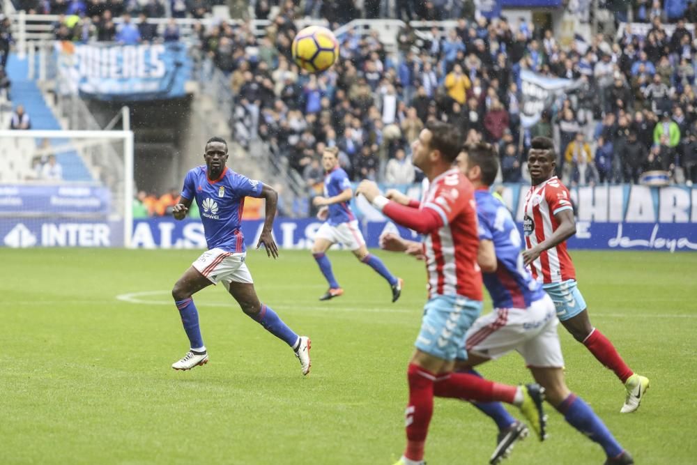 El partido entre el Oviedo y el Lugo, en imágenes