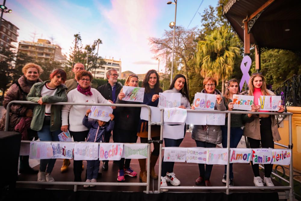 Marcha contra la violencia de género en Orihuela