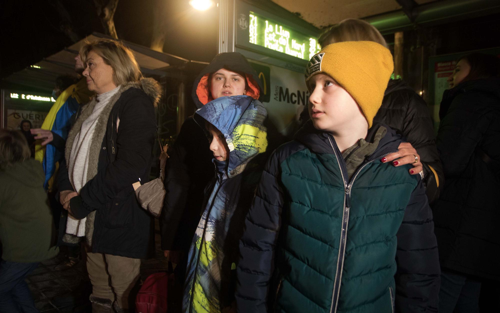 Llega el primer autobús con refugiados Ucranianos de la fundación "Juntos por la vida"