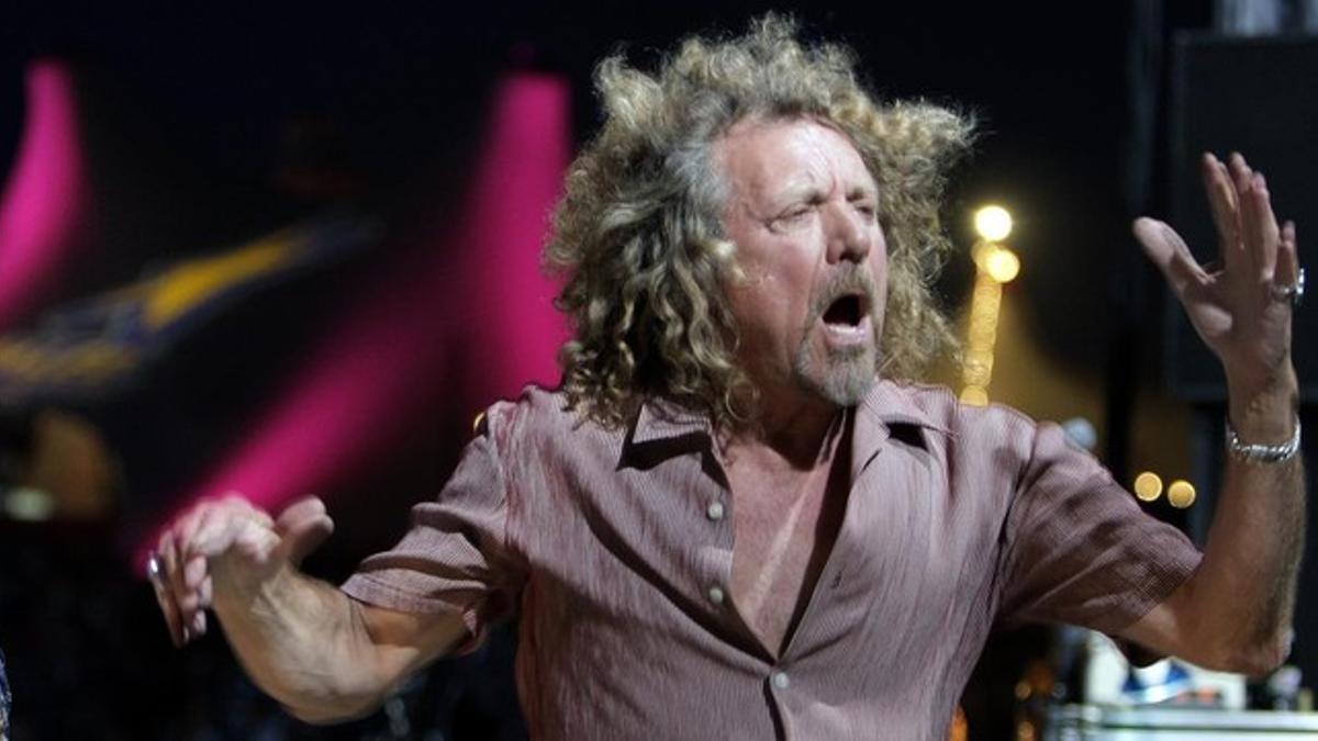 Robert Plant, durante un concierto en el 2007.