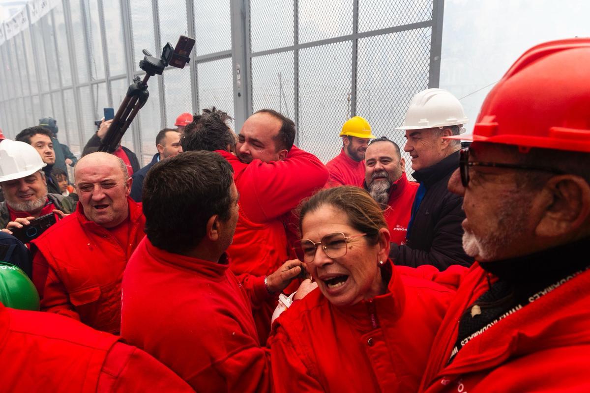 Mascletà del 3 de marzo a cargo de la pirotecnia Alto Palancia