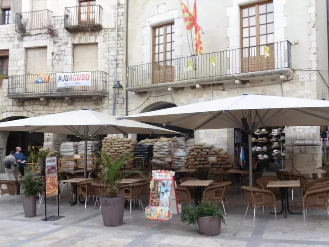 Preparatius pel rodatge de «Westworld» a Besalú
