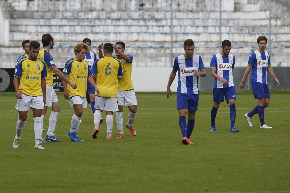 El partido entre el Real Avilés y Mosconia, en imágenes