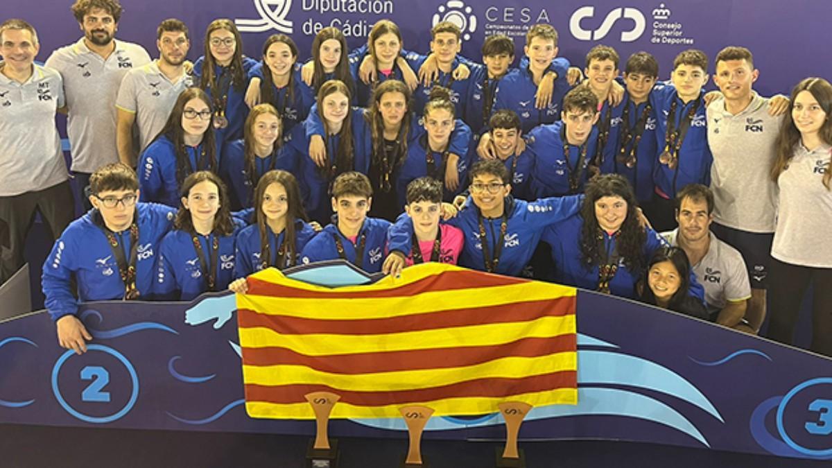 Combinat català al Campionat d'Espanya Escolar per Seleccions Autonòmiques de natació