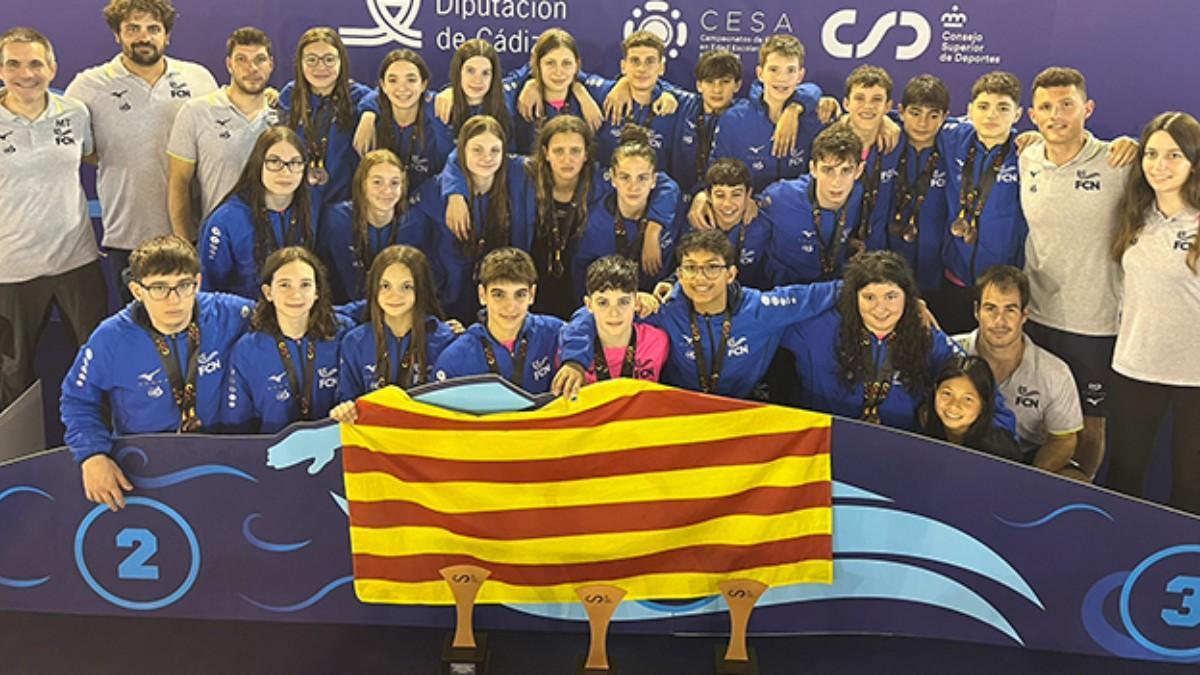 Combinat català al Campionat d'Espanya Escolar per Seleccions Autonòmiques de natació
