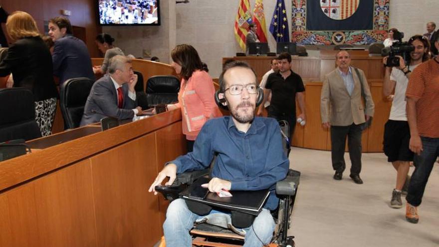 Echenique admite que el discurso de Lambán &quot;suena bien&quot; pero espera hechos